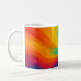 Color My World Cute Colorful Rainbow Mug