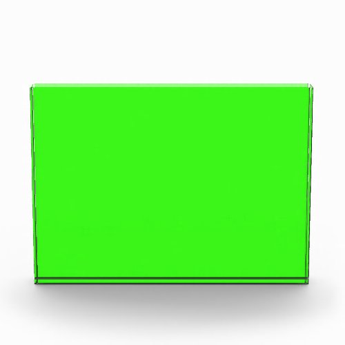 color neon green acrylic award