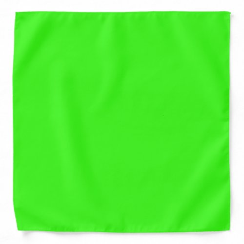 color neon green bandana