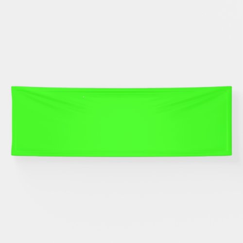 color neon green banner