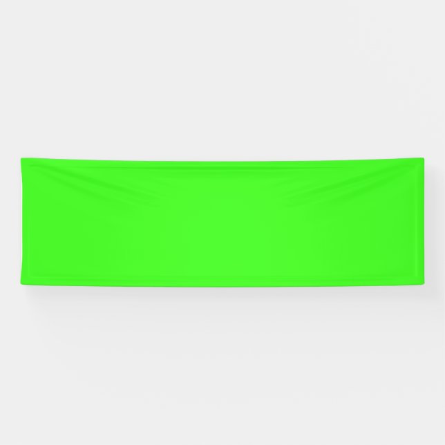 color neon green banner (Horizontal)