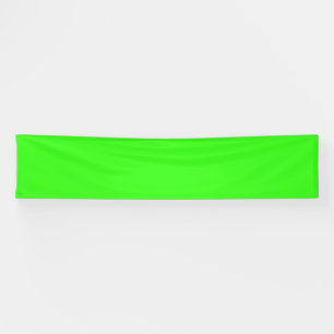 color neon green banner