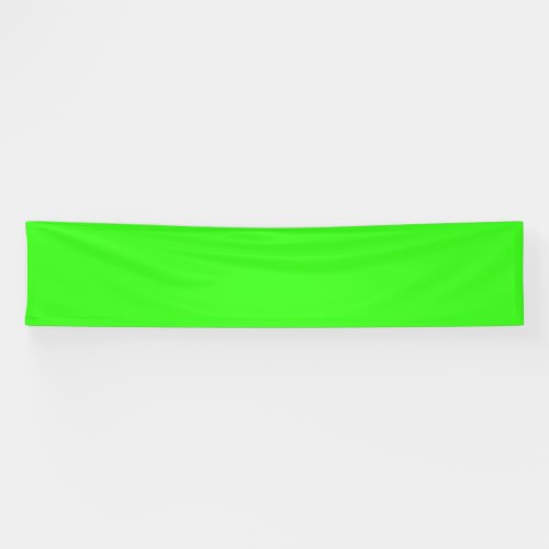 color neon green banner