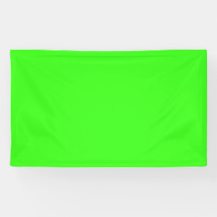 color neon green banner