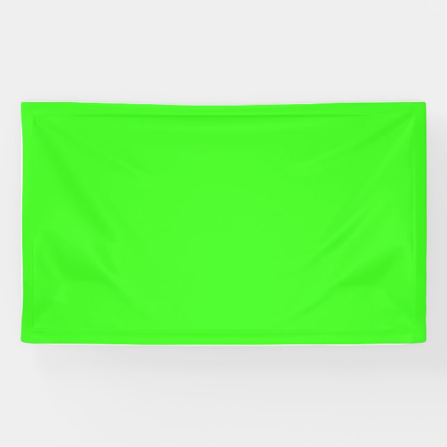 color neon green banner (Horizontal)