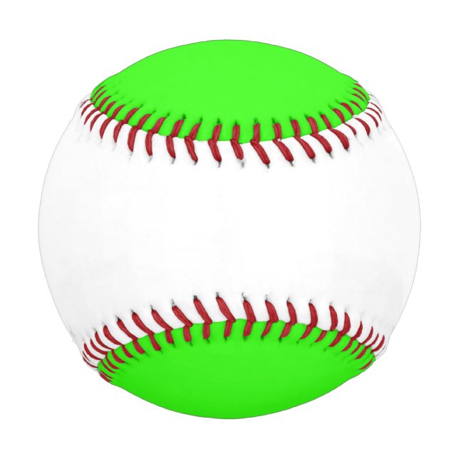 color neon green baseball (Back)