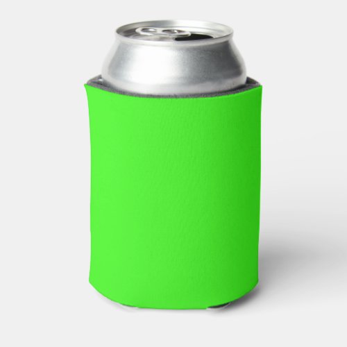 color neon green can cooler