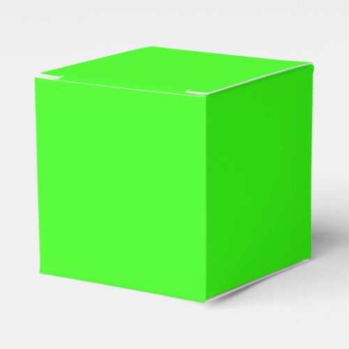color neon green favor boxes