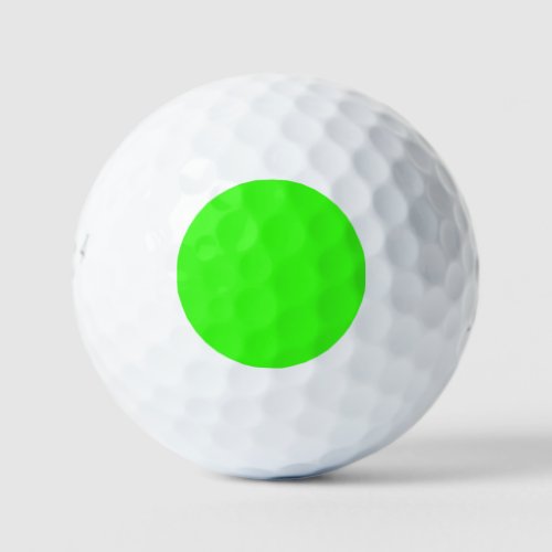 color neon green golf balls