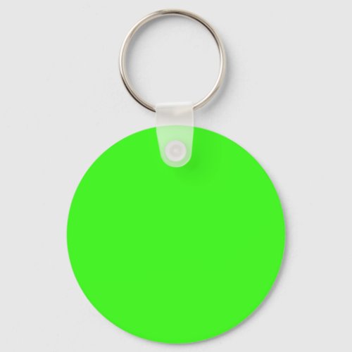 color neon green keychain