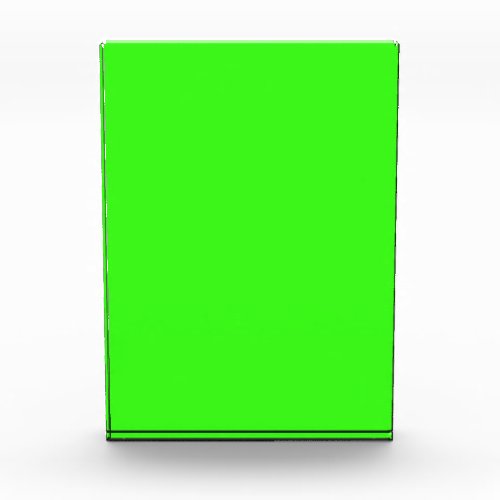color neon green photo block