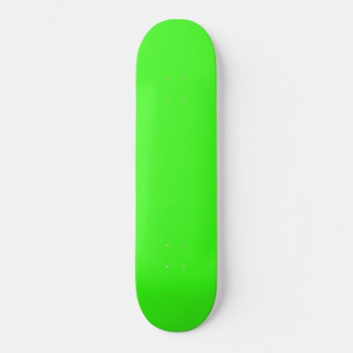 color neon green skateboard