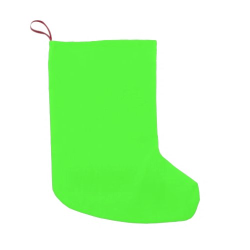 color neon green small christmas stocking