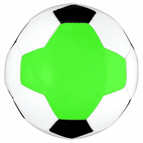 color neon green soccer ball