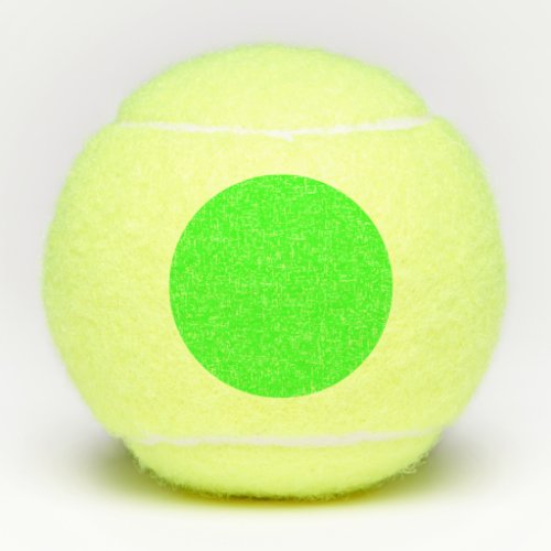 color neon green tennis balls