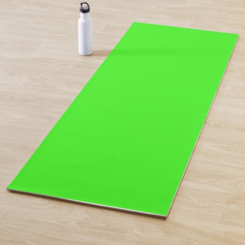 color neon green yoga mat