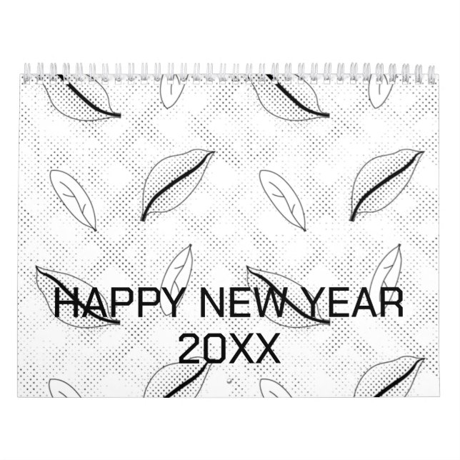 Color New personalize Text Logo Calendar (Cover)