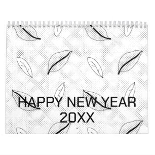 Color New personalize Text Logo Calendar