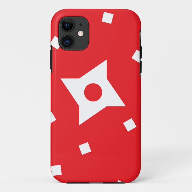 Color Ninja Red iPhone 5/5s Case (Back)