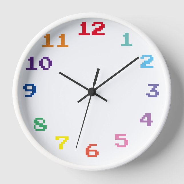 color numbers  clock (Front)