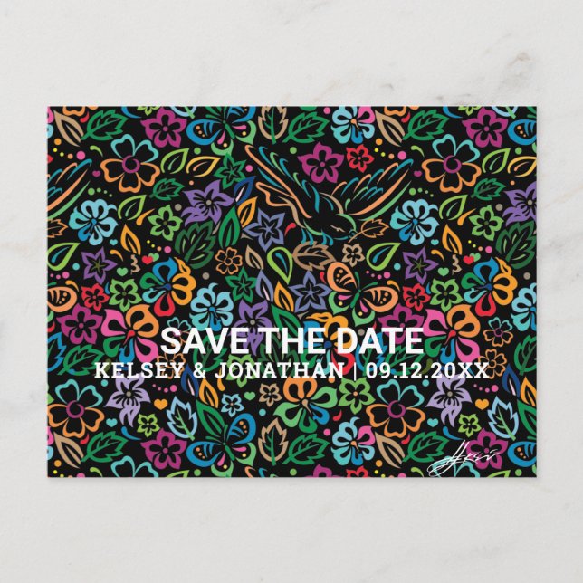 Color of Life Invitation Postcard (Front)