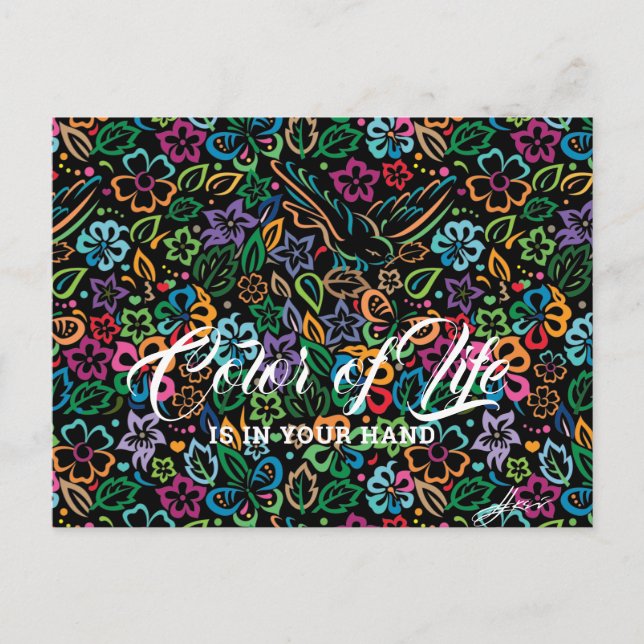 Color of Life Postcard (Front)