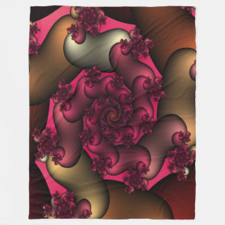 Color Of Love Fractals Fleece Blanket