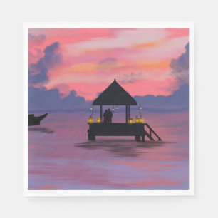 Color of love napkins