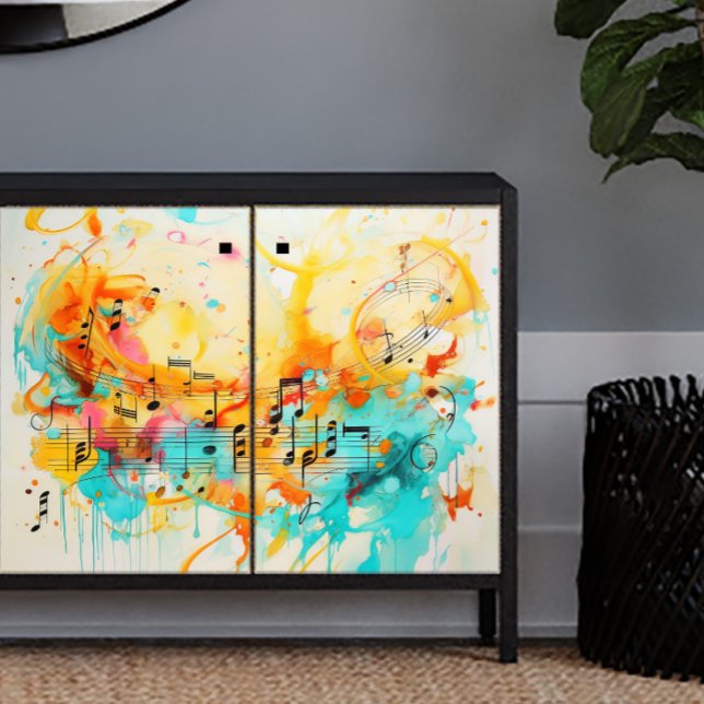 Color of Music Decoupage Tissue Paper (Creator Uploaded)