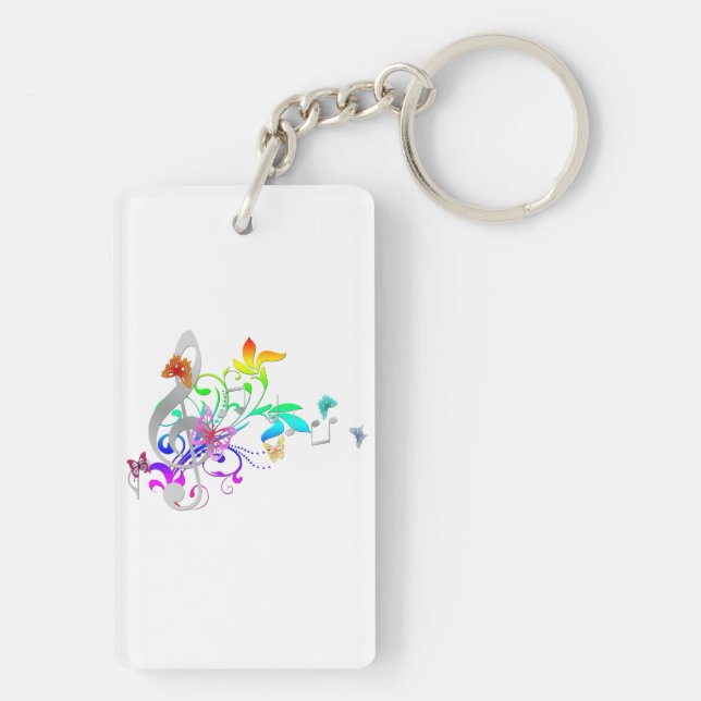 Color of Music Keychain (Back)