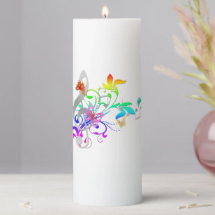 Color of Music Pillar Candle