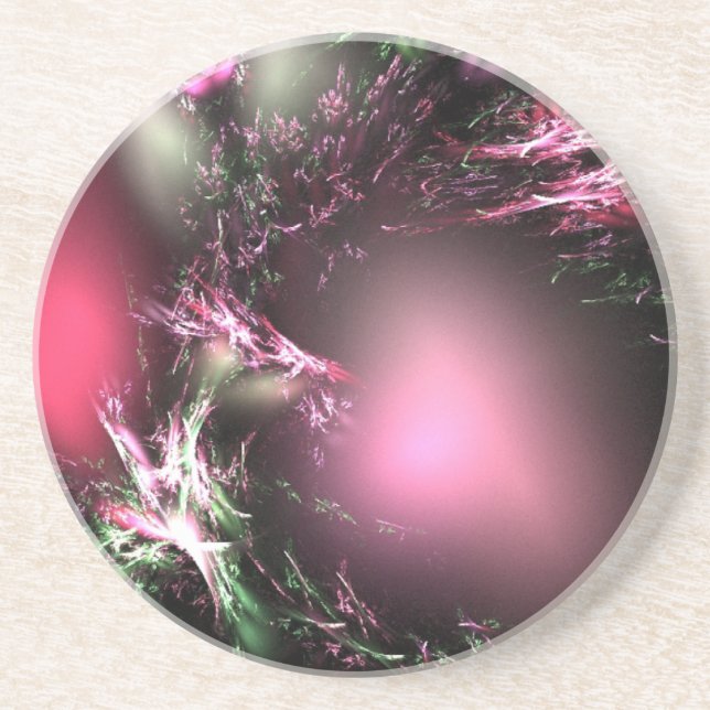 Color of Nature Abstract Coaster (Front)