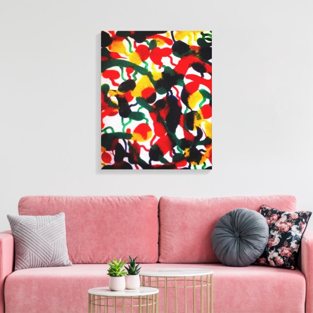 Color of the Journey - Canvas Print (Insitu(LivingRoom))
