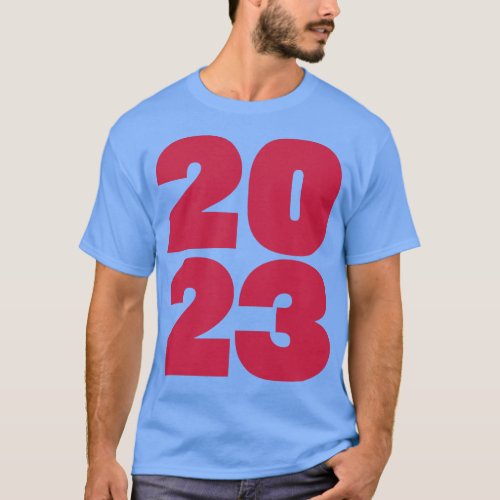 Color of the Year 2023 Viva Magenta Typography T_Shirt