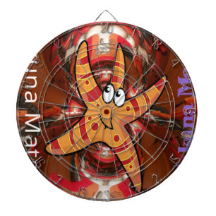 Color on the run dart board
