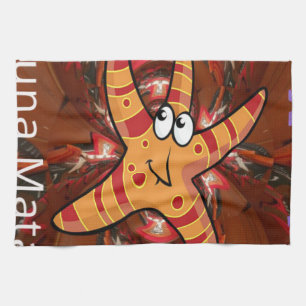 Color on the run kitchen towel