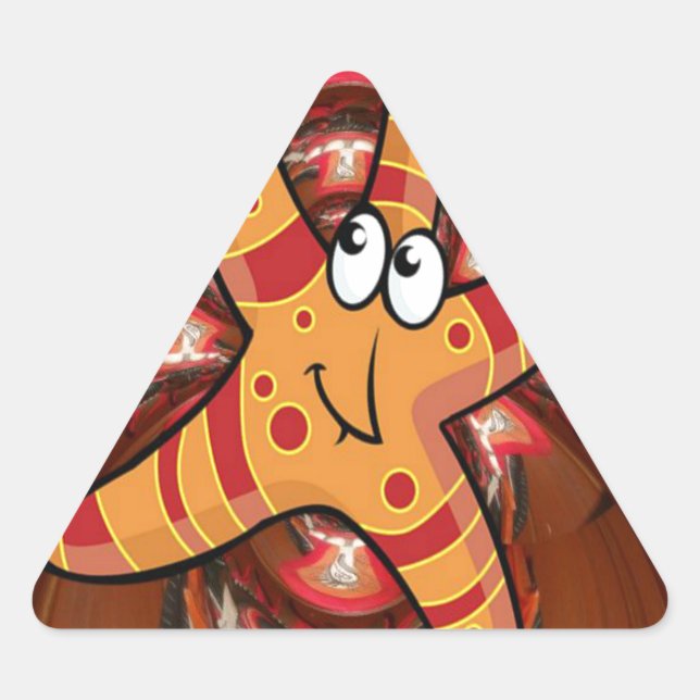 Color on the run triangle sticker (Front)