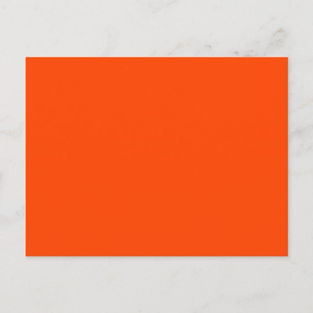 color orange red postcard (Front)