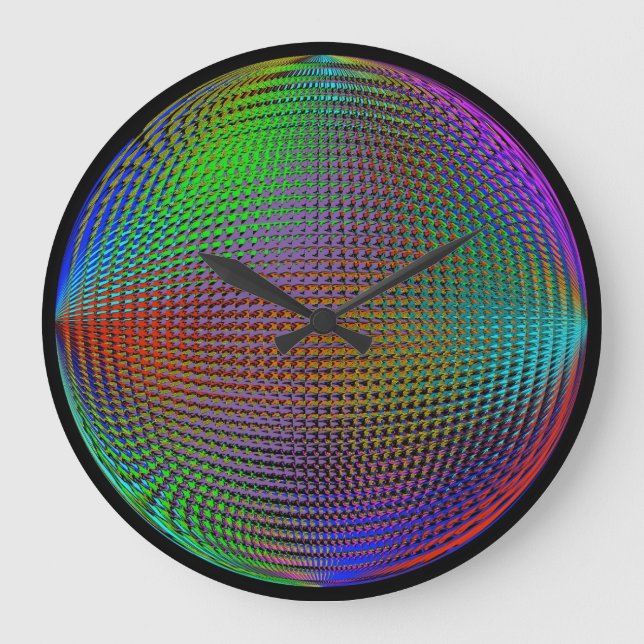 Color Orb Illusion Clock (Front)