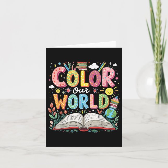 Color Our World Book Reading Program 2025 Summer  (Front)