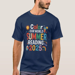 Color Our World Summer 2025 Reading Creativity T-Shirt