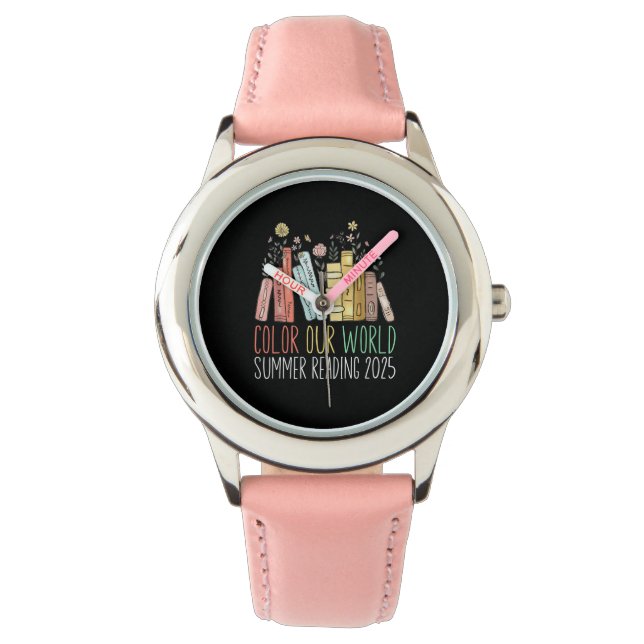 Color Our World Summer Reading 2025 Watch (Front)