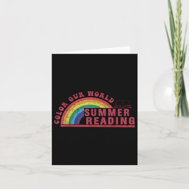 Color Our World Summer Reading Program 2025 Books  (Front)