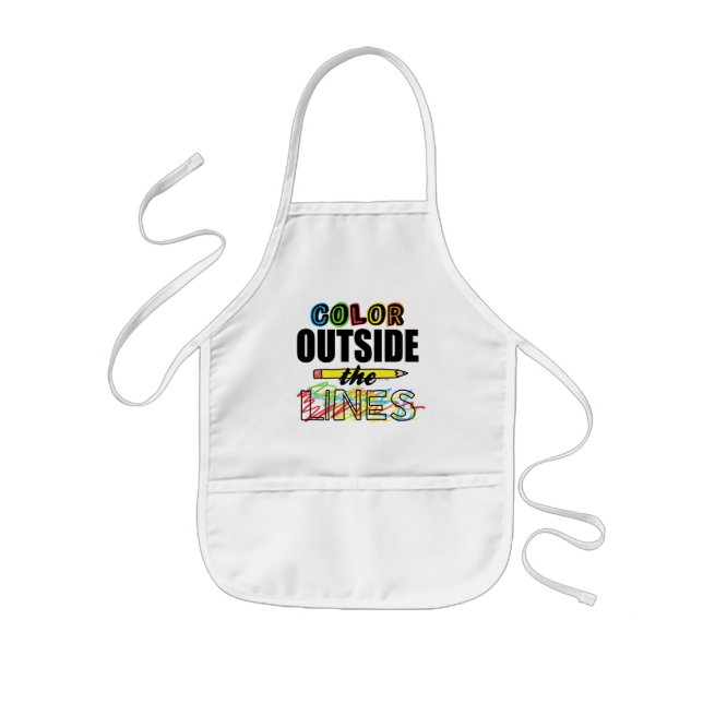Color Outside The Lines Kids' Apron (Front)