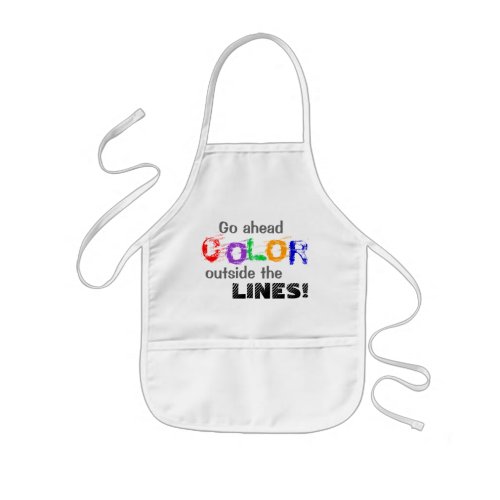 Color Outside the Lines Kids  Art  Craft Apron