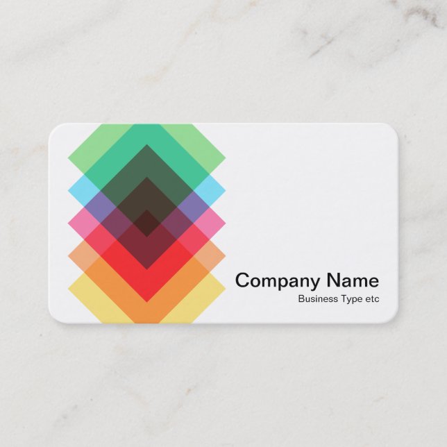 Color Overlays Business Card (Front)