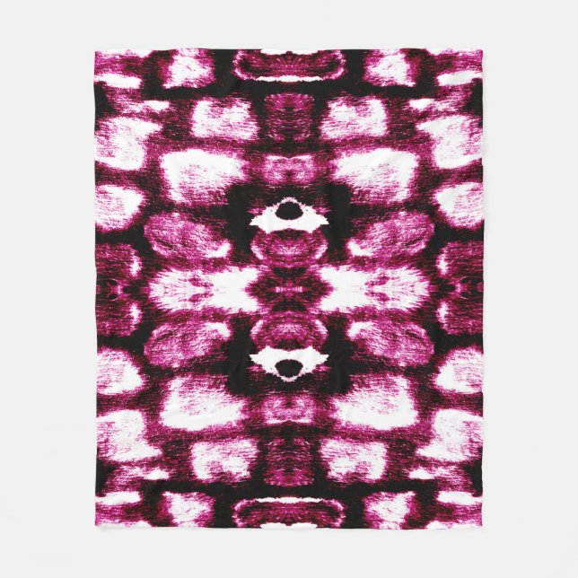 Color Paint Background. Aquarelle Art. Liquid Inks Fleece Blanket (Front)