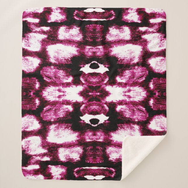 Color Paint Background. Aquarelle Art. Liquid Inks Sherpa Blanket (Front)