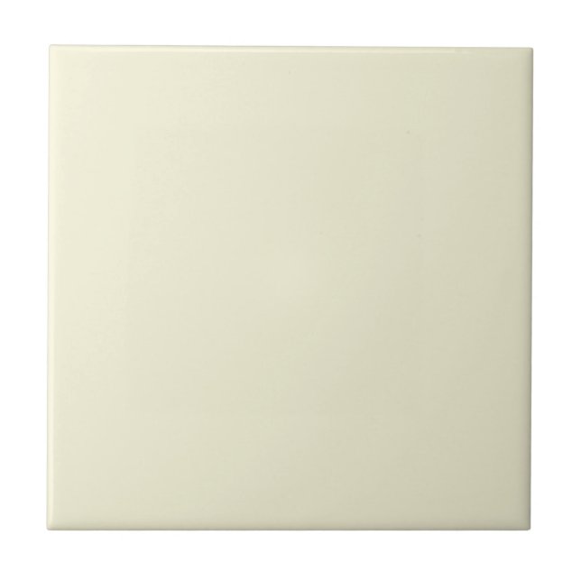 color pale goldenrod ceramic tile (Front)