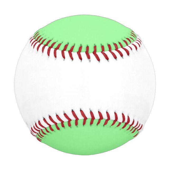color pale green baseball (Back)